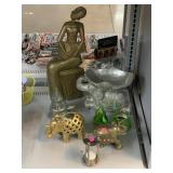 Elephant Figurines, Candles, Timer, and More.