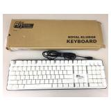 A Royal Kludge keyboard still in the box