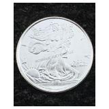 1/10 Ozt .999 Fine Silver Round Walking Liberty