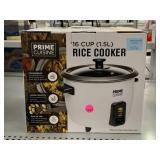 Prime Cuisine 16Cup Rice Cooker In Box