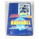 1989 score baseball wax box