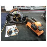 Ridgid 6.5in circular saw, Variable speed Belt