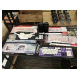 Collection of RedDragon keyboards, mice and