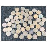 Approx 50 Indian Head Cents