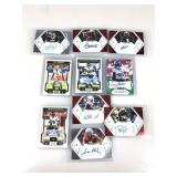 Mixed lot of autograped cards