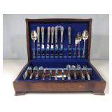 Silver-plated Flatware In Chest