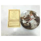 Artist signed collectors plate, titled Coraï¿½s