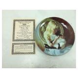 Artist signed collectors plate titled Christieï¿½s