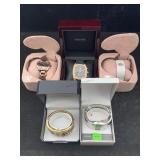 5 Quartz Watches W/vivani, Marc Ecko & More, Not