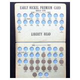 Vtg Liberty Head Nickel Album