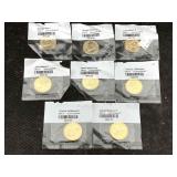 8 Uncirculated Presidential $1 Dollar Coins, See