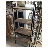 Approx. 4.5ft tall Wood Shelf with Cloth Drawer