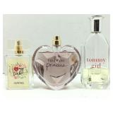 Ladies perfume in three glass containers, Tommy
