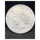 1922 S Silver Peace Dollar