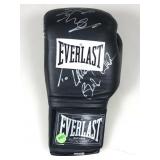 Autograped boxing glove
