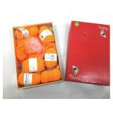 A box of vintage orange Kanebo Summer Bell