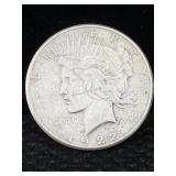 1922 S Silver Peace Dollar