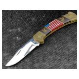 Buck Usa Custom Knife By Dave Yellowhorse W/mop
