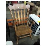 Solid wood rocking chair