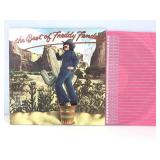An LP album the best of Freddy Fender autographed