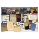 Vtg Car Magazines, Asstd Instruction Manuals &