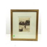 Signed artwork by Swedish artist and master