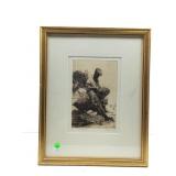 Signed by the artist with the signature style of
