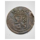 1745 Voc Indies 1 Duit New York Penny Zeeland