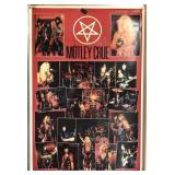Vtg Motley Crue Large Poster - Used - Rolled