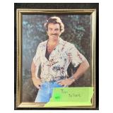 Autograph photo of Tom Selleck and his iconic
