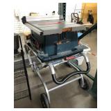 Bosch 4100 10in table saw w/rolling stand