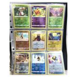 Pokemon cards in album