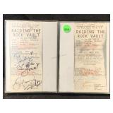 Two used tickets for Raiding the rock vault a