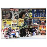 Mixed sports book & magazine lot
