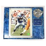 Barry sanders autograped picture
