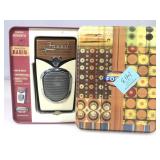 Fossil Retro Style Transistor Radio in Original