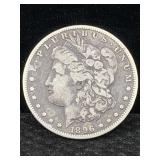 1896 O Silver Morgan Dollar