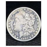 1901 O Silver Morgan Dollar