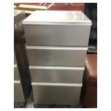 Rolling Industrial 3-Drawer Stainless Equip Stand