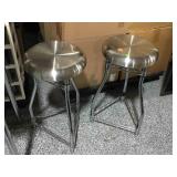 Pair Stainless NSF Bar Stools Item 11