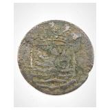 1754 Voc Indies 1 Duit New York Penny Zeeland