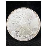 2010 1 Oz .999 Silver Eagle Round