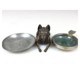 Vtg Jennings Brothers French Bulldog Paperweight