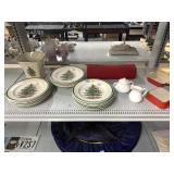 Spode Plates, LeCreuset Small Baking Dishes and