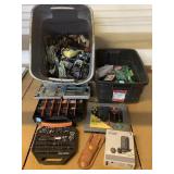 Collection of tools incl. Ratchet and more