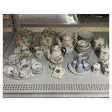 Mini Porcelain Tea Sets Partial, Wall Pockets and
