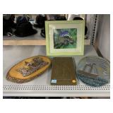 Metal/composite wall decor art and framed print,
