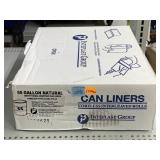 New Case 55 Gallon Trash Can Liners by Interplast