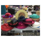 Collection of Ladies hats and some boxes