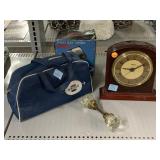 Hammond Synchronous USA Clock, glass doorknob and